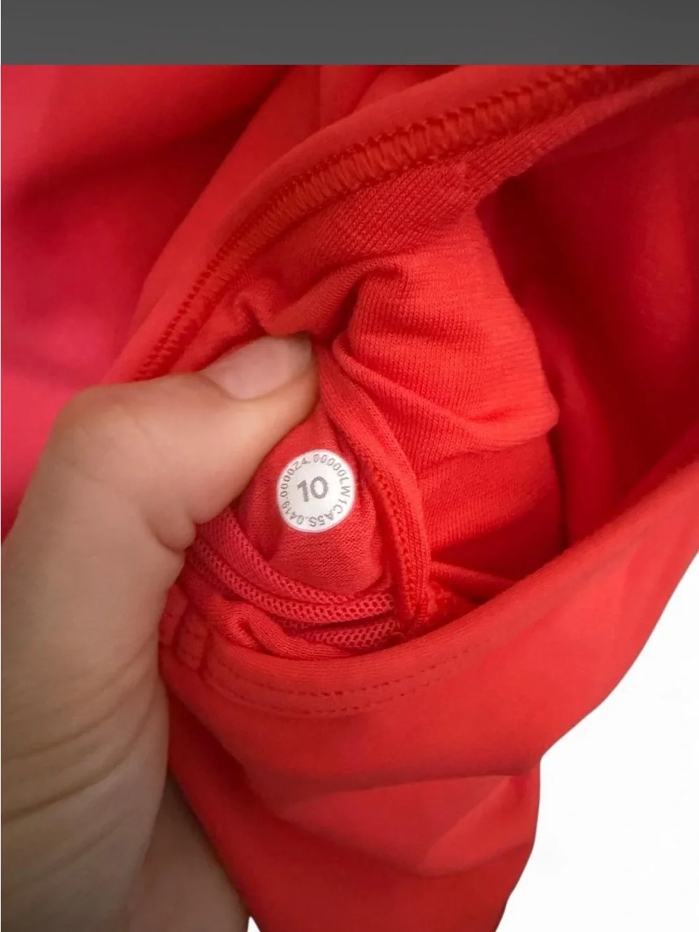 lululemon athletica Red Cropped Tank Top
